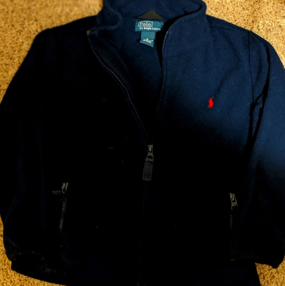 Boys Polo Fleece Sweatshirt - Picture 1 of 2